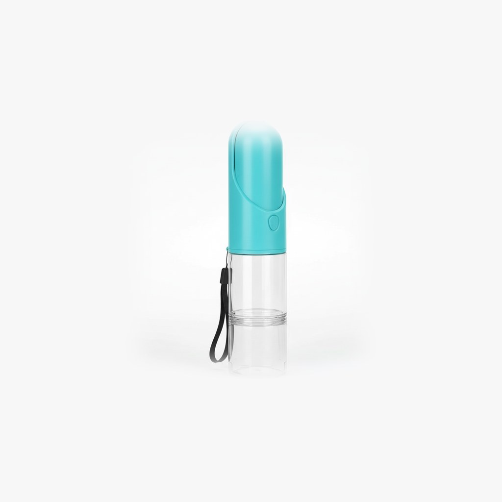 Bebedero Portátil para Perros con Filtro - hero Bebedero portátil para perros Vitalis Pets con depósito transparente, fondo claro
